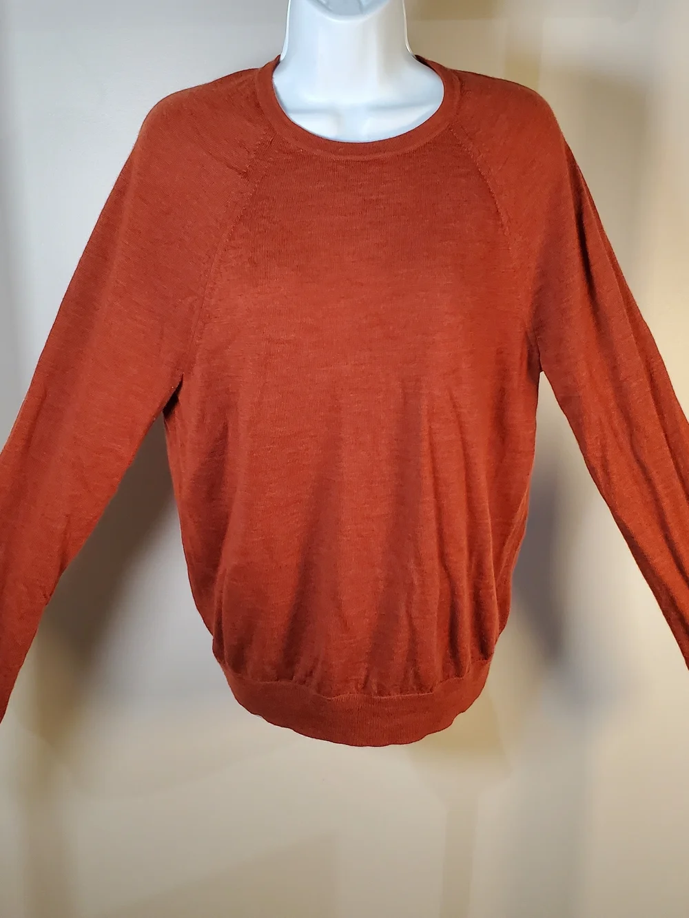 Banana Republic Factory Merino Wool Crew Neck Raglan Sweater Women Large